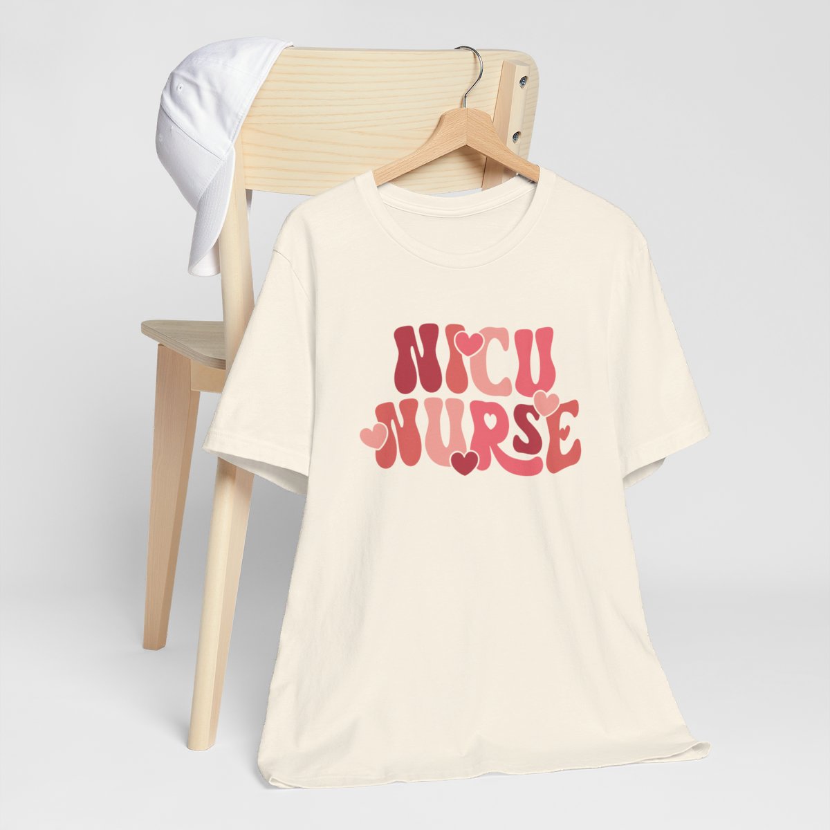NICU Nurse Hearts Short Sleeve Tee