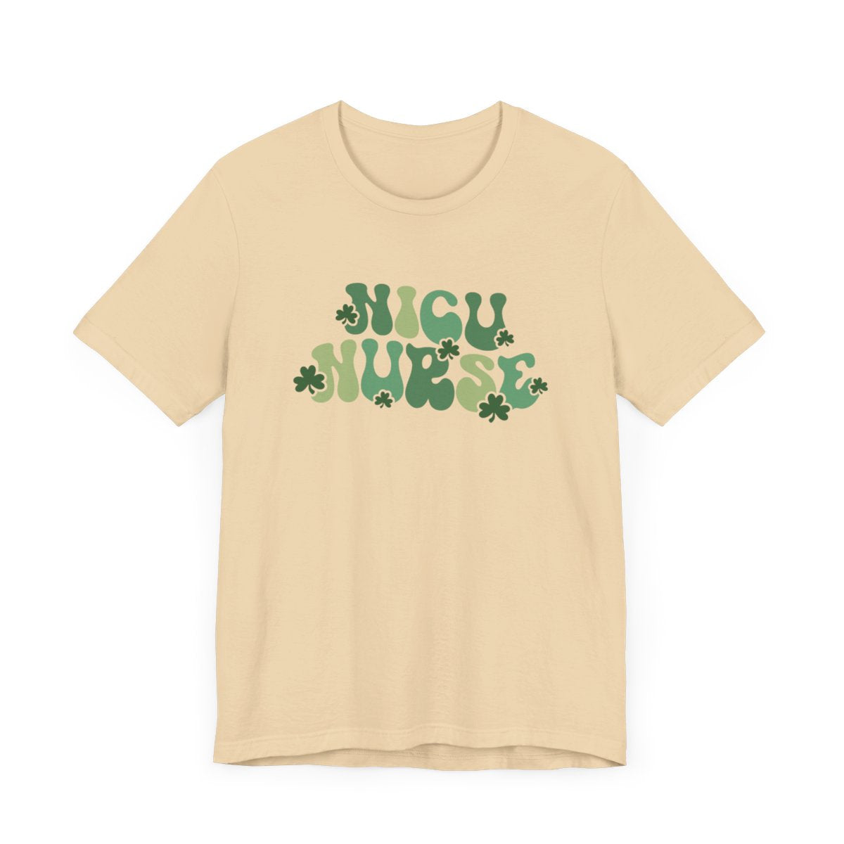 NICU Nurse Shamrocks Short Sleeve Tee
