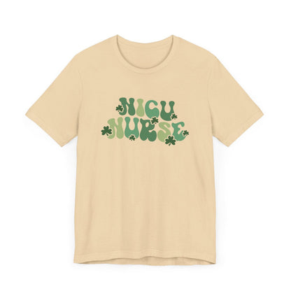 NICU Nurse Shamrocks Short Sleeve Tee