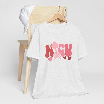 NICU Valentine Arrow Short Sleeve Tee