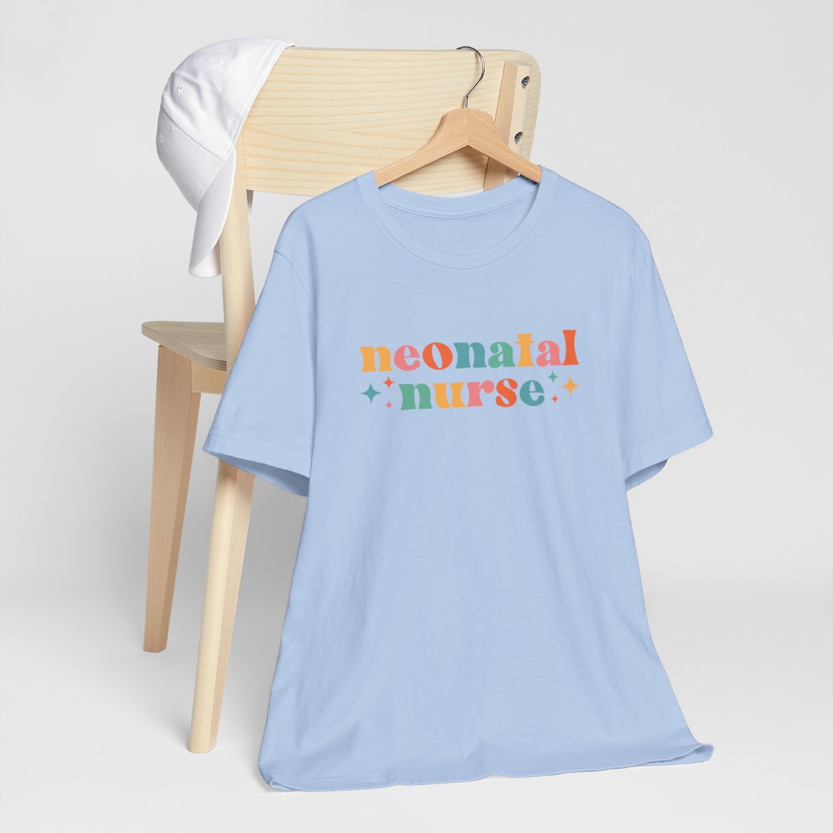 Neonatal Nurse with Stars Short Sleeve Tee