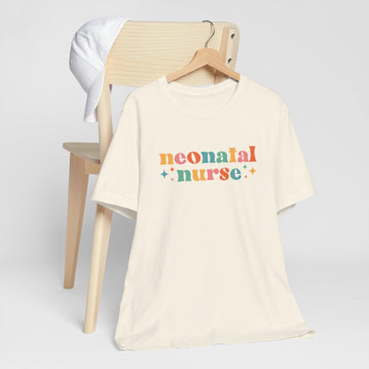 Neonatal Nurse with Stars Short Sleeve Tee