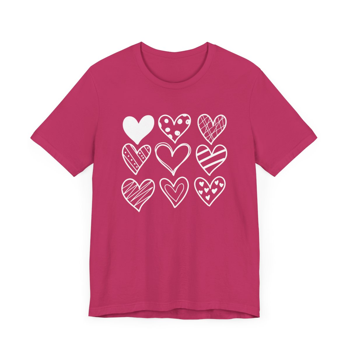 Valentine Nine Hearts Short Sleeve Tee