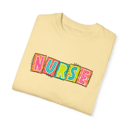 Nurse2 Neon Blocks Short Sleeve Tee