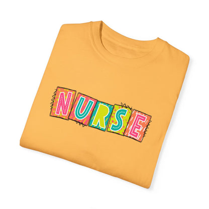 Nurse2 Neon Blocks Short Sleeve Tee