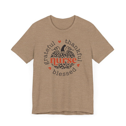 Thankful Grateful Nurse Short Sleeve Tee
