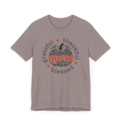 Thankful Grateful Nurse Short Sleeve Tee