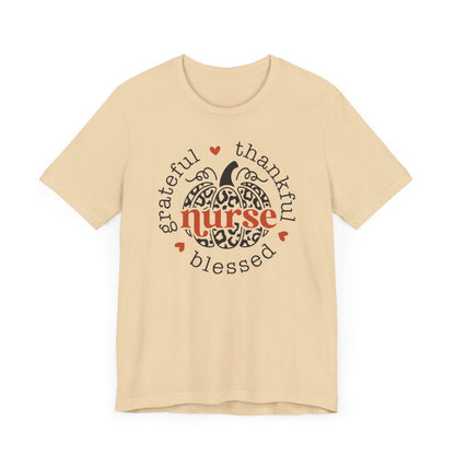 Thankful Grateful Nurse Short Sleeve Tee