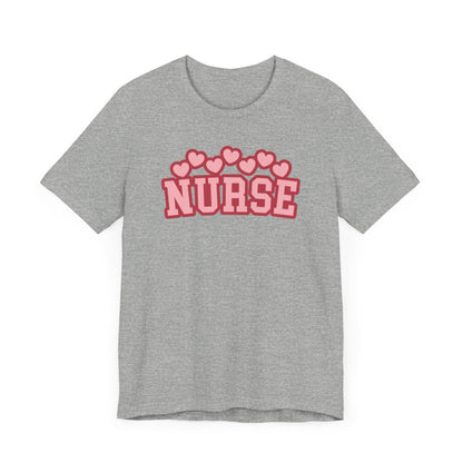Nurse Hearts Top Short Sleeve Tee