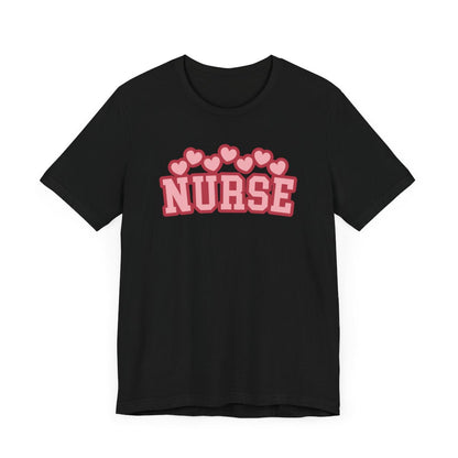 Nurse Hearts Top Short Sleeve Tee