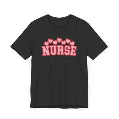 Nurse Hearts Top Short Sleeve Tee