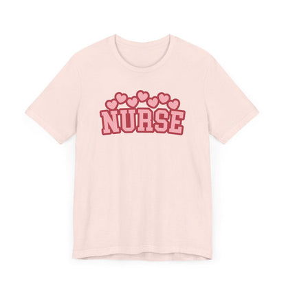 Nurse Hearts Top Short Sleeve Tee
