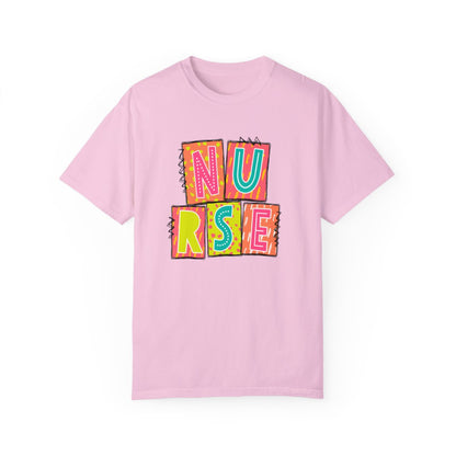 Nurse Neon Blocks Short Sleeve Tee
