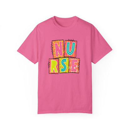 Nurse Neon Blocks Short Sleeve Tee