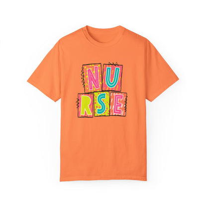 Nurse Neon Blocks Short Sleeve Tee