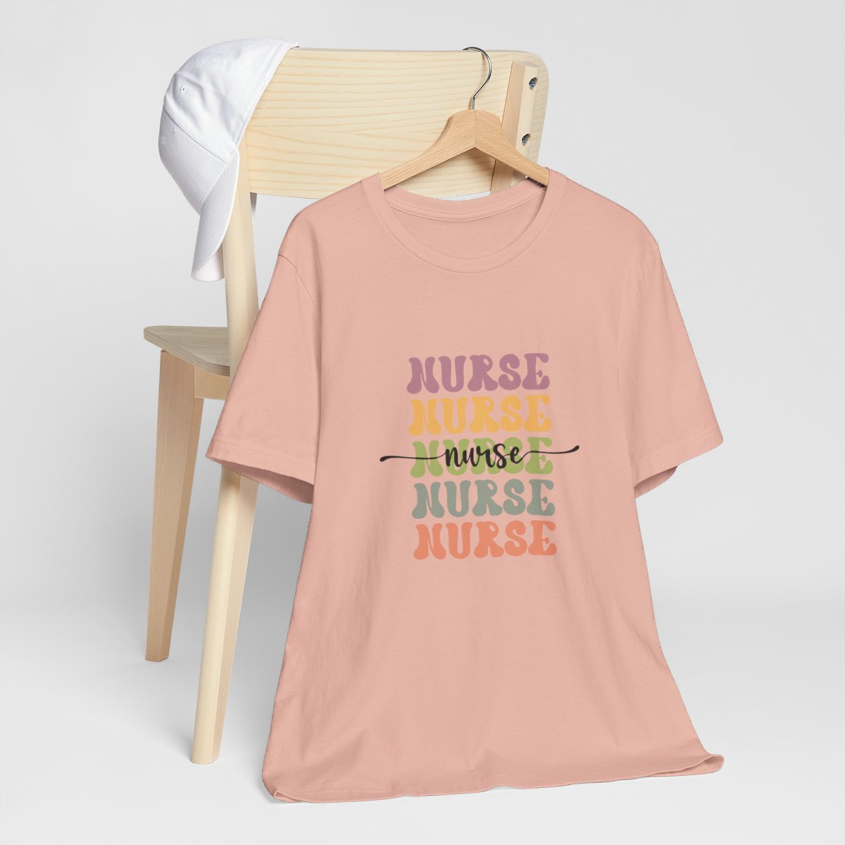 Nurse x5 with Script Short Sleeve Tee