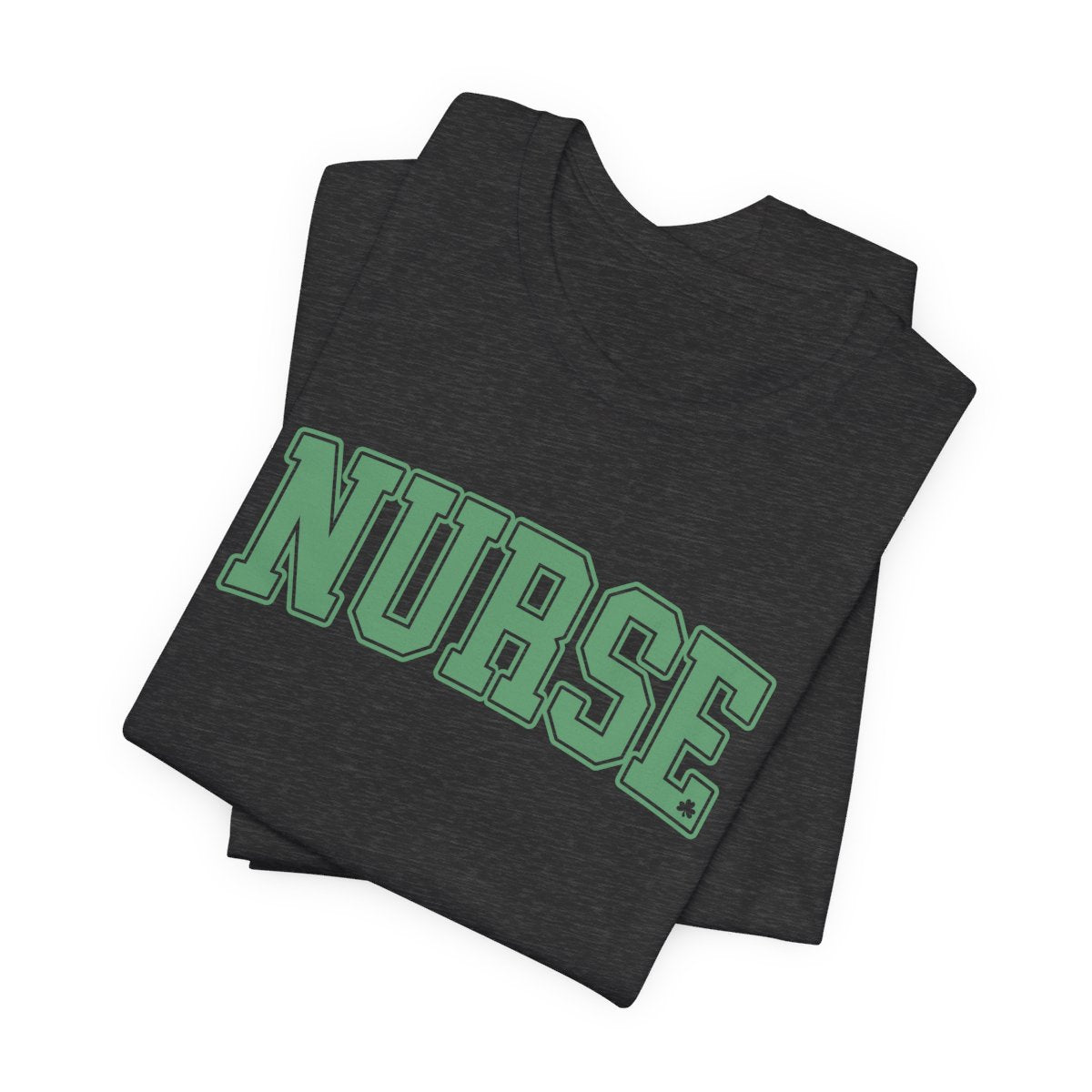 Nurse Little Shamrock Short Sleeve Tee