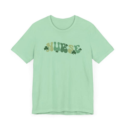 Nurse Shamrocks Short Sleeve Tee