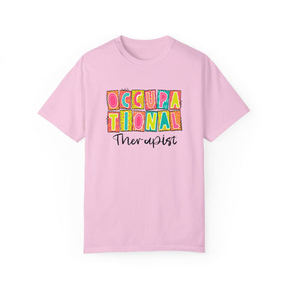 Occupational Therapist Neon Blocks Short Sleeve Tee