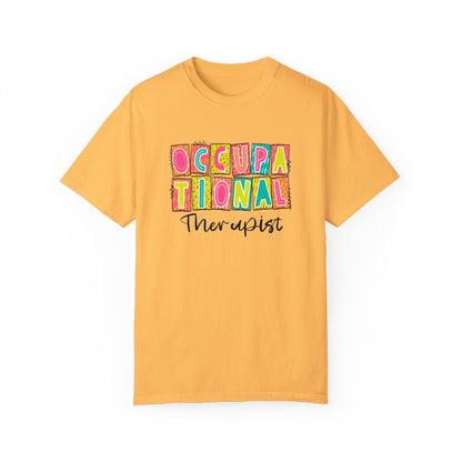 Occupational Therapist Neon Blocks Short Sleeve Tee
