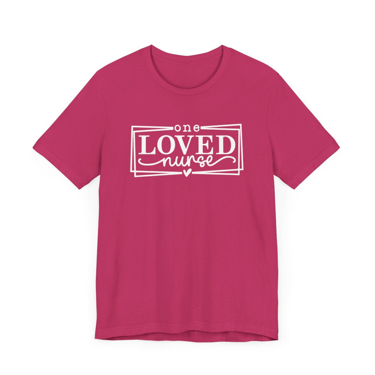 One Loved Nurse Boxed Short Sleeve Tee