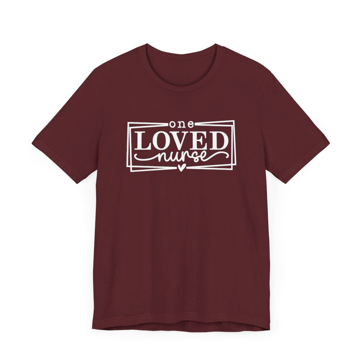One Loved Nurse Boxed Short Sleeve Tee