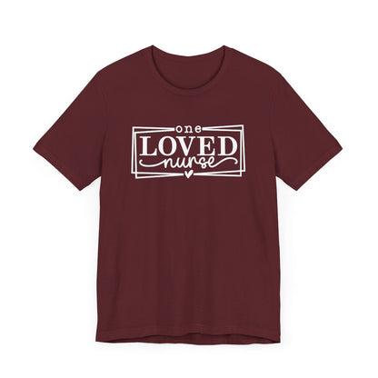One Loved Nurse Boxed Short Sleeve Tee