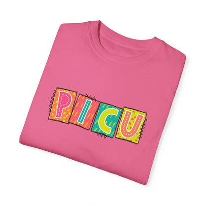 PICU Neon Blocks Short Sleeve Tee