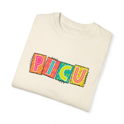 PICU Neon Blocks Short Sleeve Tee