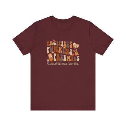 Pacifiers Pumpkins and Preemies Short Sleeve Tee