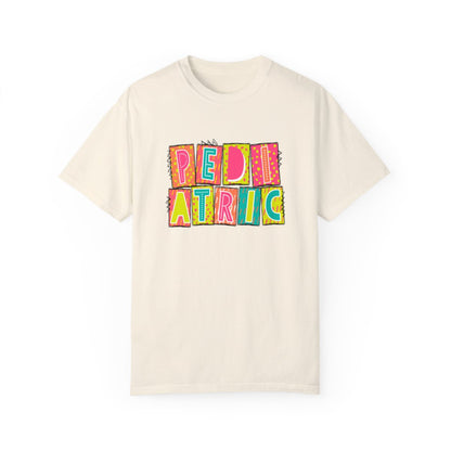 Pediatric Neon Blocks Short Sleeve Tee