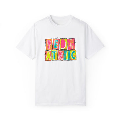 Pediatric Neon Blocks Short Sleeve Tee
