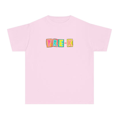 Pre-K Neon Blocks Youth Short Sleeve Tee