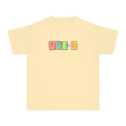 Pre-K Neon Blocks Youth Short Sleeve Tee