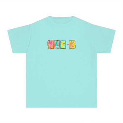 Pre-K Neon Blocks Youth Short Sleeve Tee
