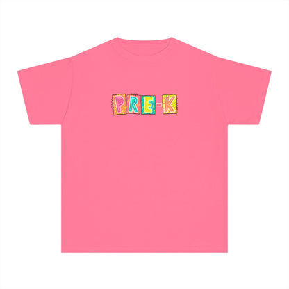 Pre-K Neon Blocks Youth Short Sleeve Tee