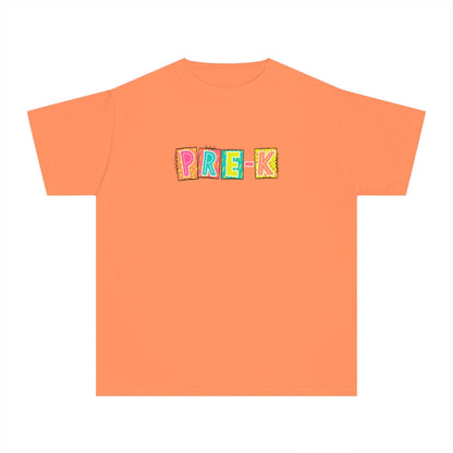 Pre-K Neon Blocks Youth Short Sleeve Tee