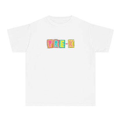Pre-K Neon Blocks Youth Short Sleeve Tee