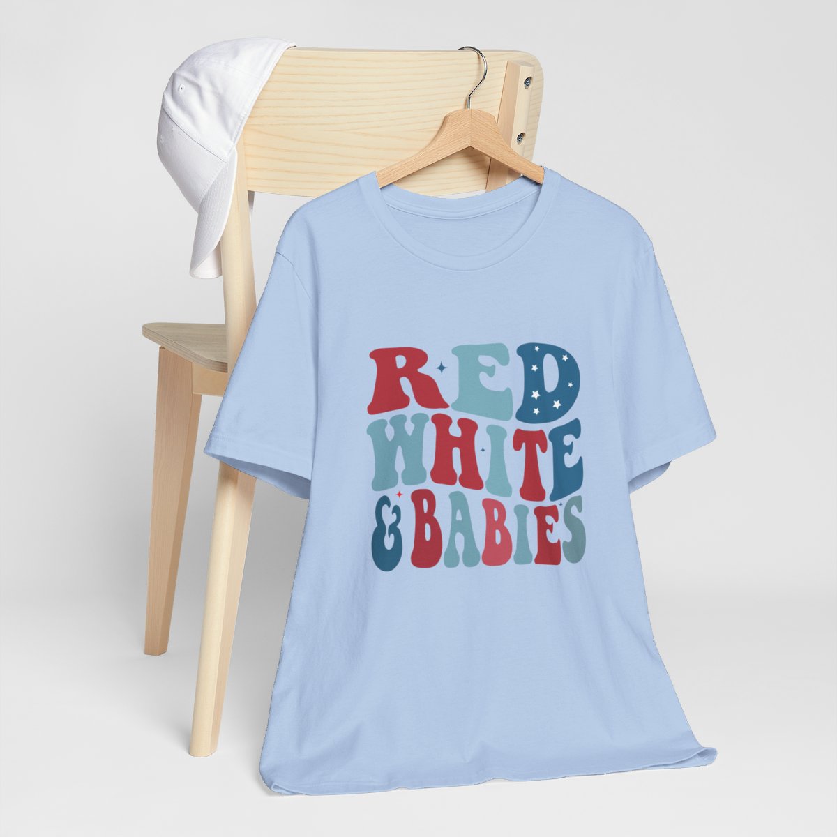 Red White and Babies Short Sleeve Tee
