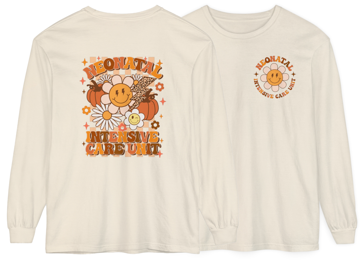 Neonatal Intensive Care Unit Fall Two Sided Long Sleeve Tee
