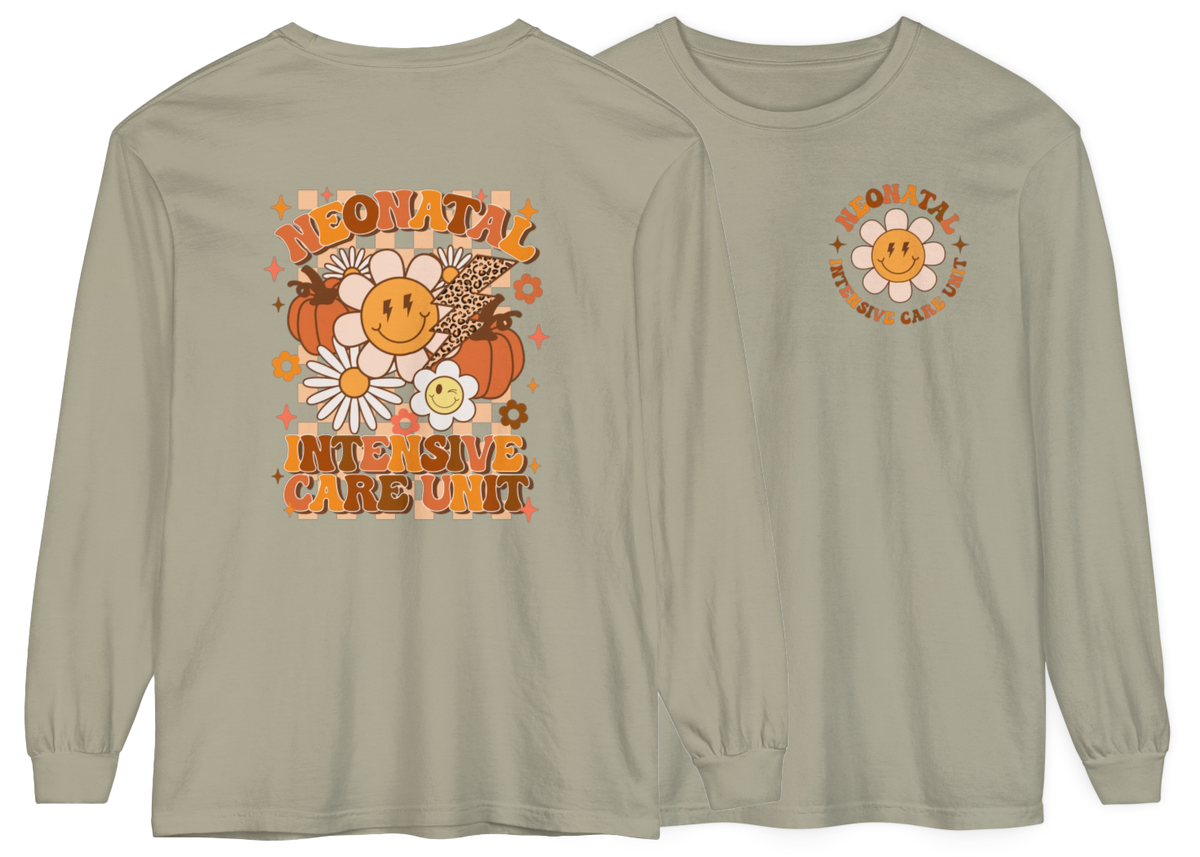 Neonatal Intensive Care Unit Fall Two Sided Long Sleeve Tee