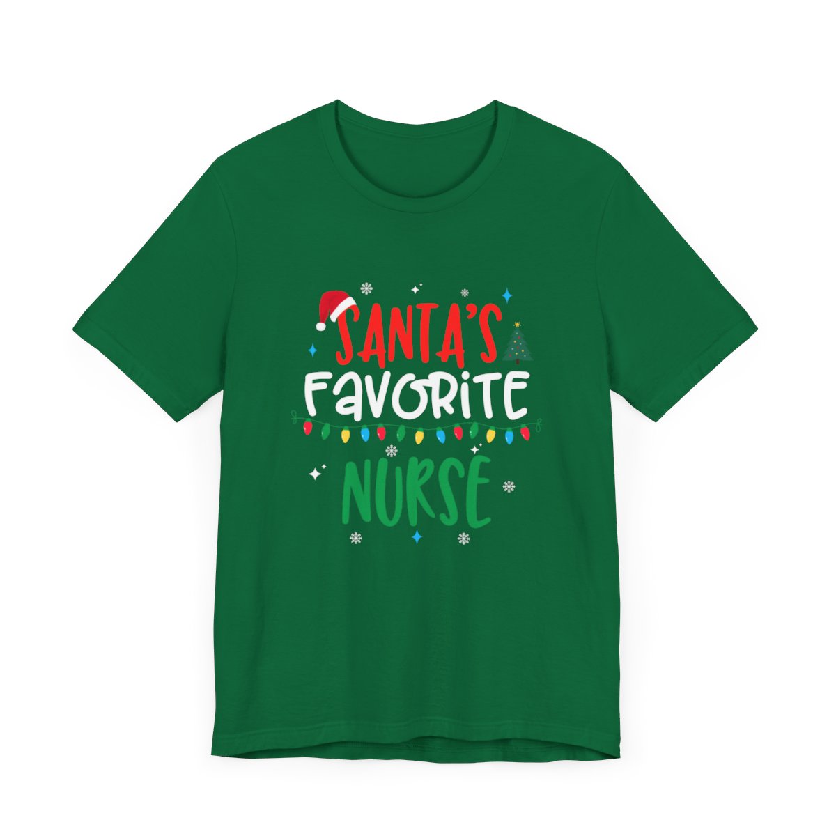 Santas Favorite Nurse2 Short Sleeve Tee