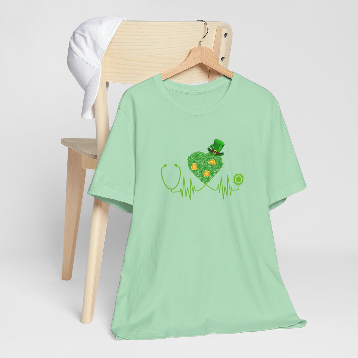 Shamrock Stethoscope Short Sleeve Tee