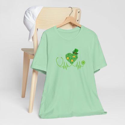 Shamrock Stethoscope Short Sleeve Tee