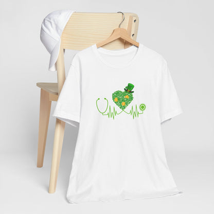 Shamrock Stethoscope Short Sleeve Tee