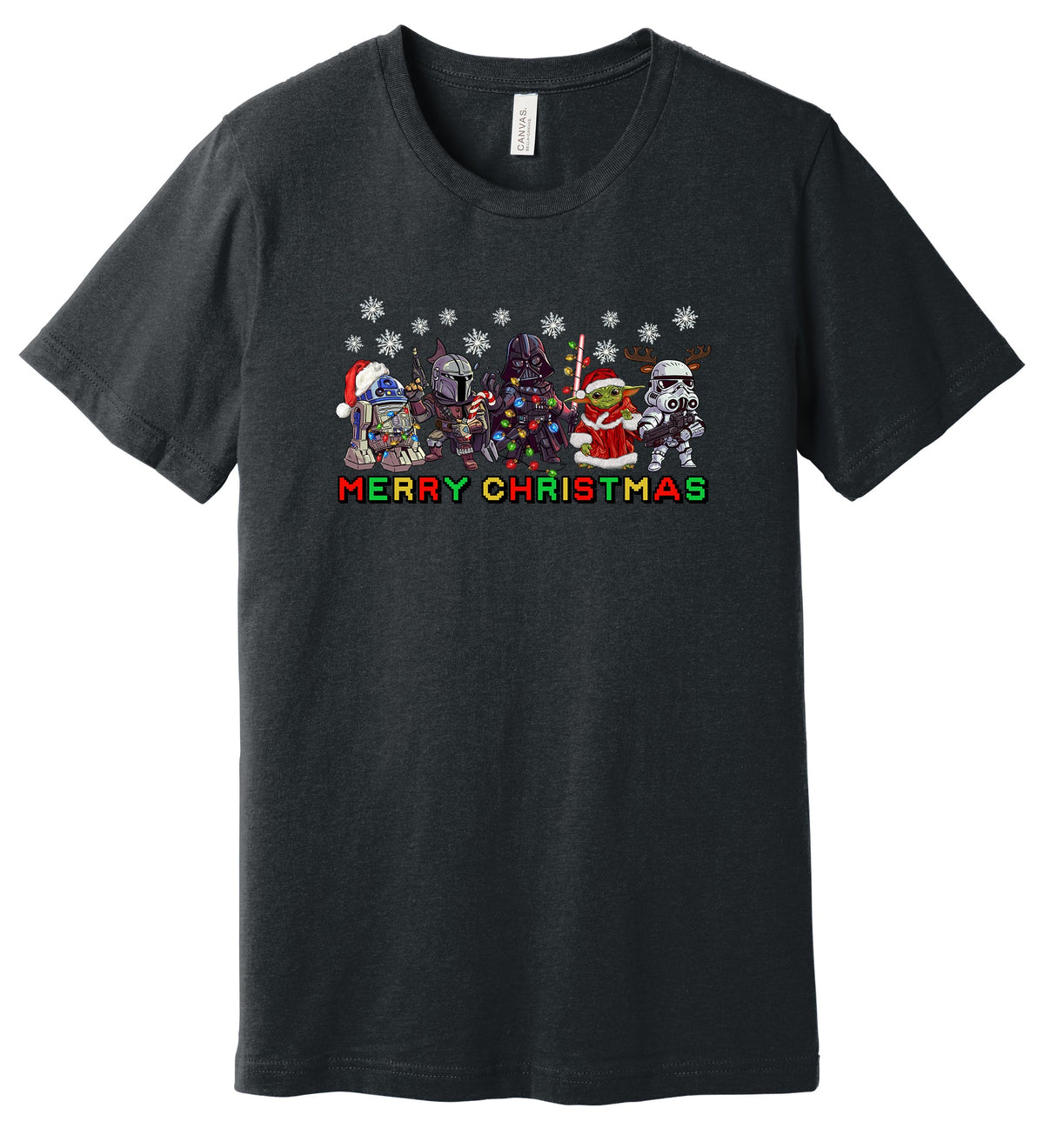 Star Wars Christmas Adult Short Sleeve Shirt