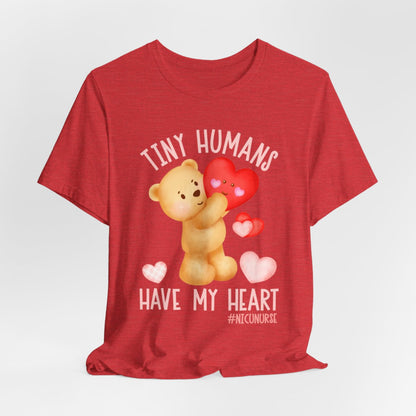 Tiny Humans Have My Heart Short Sleeve Tee