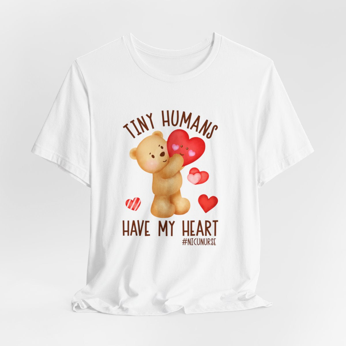 Tiny Humans Have My Heart Short Sleeve Tee