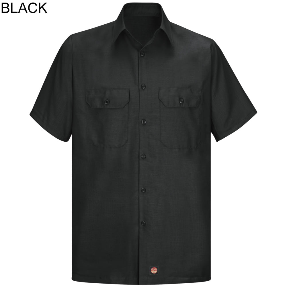 Men's Solid Ripstop Short Sleeve Shirt
