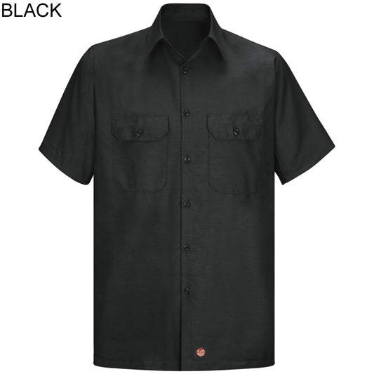 Men's Solid Ripstop Short Sleeve Shirt